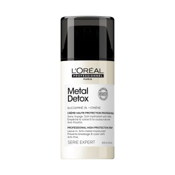 L'OREAL SERIE EXPERT METAL DETOX CREAM LEAVE-IN 100 ml - Crema protettiva anti-metallo e con filtro UV