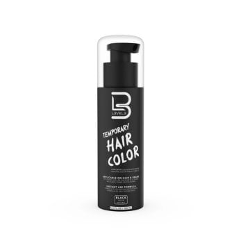L3VEL3 TEMPORARY HAIR COLOR BLACK 125 ml / 4.20 Fl.Oz