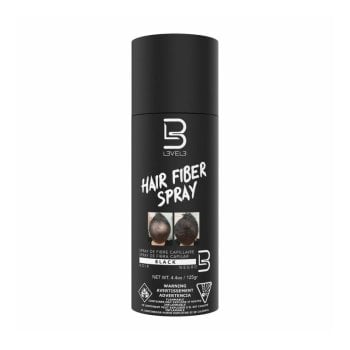 L3VEL3 HAIR FIBER SPRAY BLACK 125G