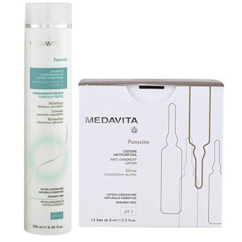 MEDAVITA - KIT PUROXINE SHAMPOO 250 ml E FIALE ANTIFORFORA 12 fl x 6 ml / 0.20 Fl.Oz