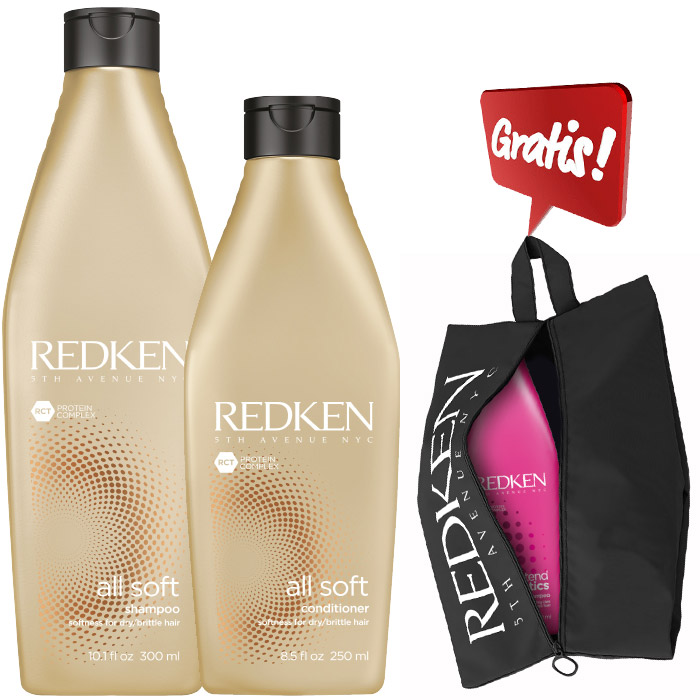 Redken Kit All Soft Shampoo Conditioner E Pochette Free All Items Feel Your Look