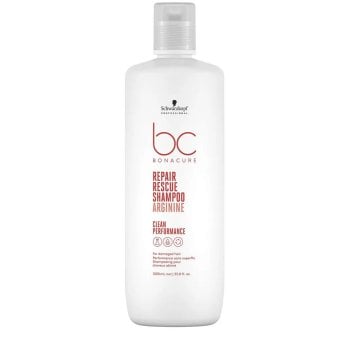SCHWARZKOPF BC BONACURE CLEAN PERFORMANCE ARGININE REPAIR RESCUE SHAMPOO 1000 ml / 33.8 Fl.Oz