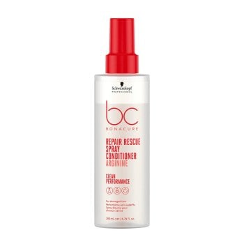 SCHWARZKOPF BC BONACURE CLEAN PERFORMANCE ARGININE REPAIR RESCUE SPRAY CONDITIONER 200 ml / 6.76 Fl.Oz