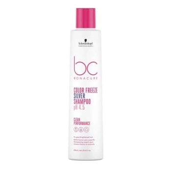 SCHWARZKOPF BC BONACURE CLEAN PERFORMANCE COLOR FREEZE SILVER SHAMPOO 250 ml / 8.45 Fl.Oz