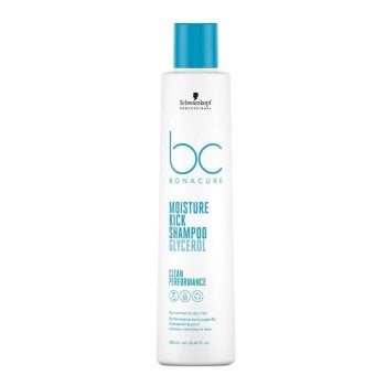 SCHWARZKOPF BC BONACURE CLEAN PERFORMANCE GLYCEROL MOISTURE KICK SHAMPOO 250 ml / 8.45 Fl.Oz