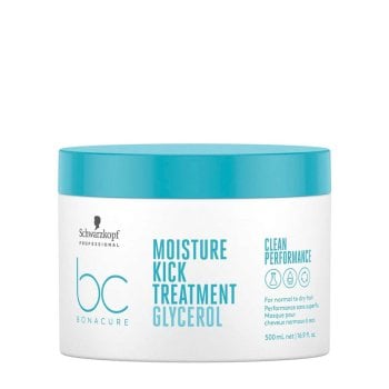 SCHWARZKOPF BC BONACURE CLEAN PERFORMANCE GLYCEROL MOISTURE KICK TREATMENT 500 ml / 16.9 Fl.Oz