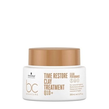 SCHWARZKOPF BC BONACURE CLEAN PERFORMANCE TIME RESTORE CLAY TREATMENT 200 ml / 6.76 Fl.Oz