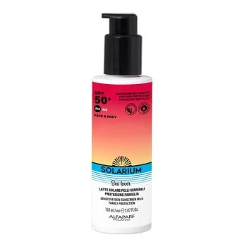 SOLARIUM SPF 50+ LATTE SOLARE PELLI SENSIBILI VISO E CORPO 150 ml / 5.24 Fl.Oz