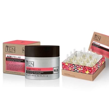 TEN - BEAUTY ROUTINE ANTIETA VISO - AGE STELLAR CREAM 50 ml E SERUM 14 FIALE