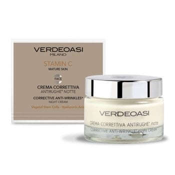 VERDEOASI STAMIN C CREMA ANTIRUGHE CORRETTIVA NOTTE 50 ml / 1.70 Fl.Oz