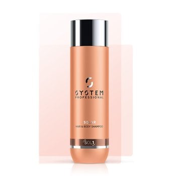 WELLA SYSTEM PROFESSIONAL SOLAR HAIR & BODY SHAMPOO 250 ml / 8.45 Fl.Oz