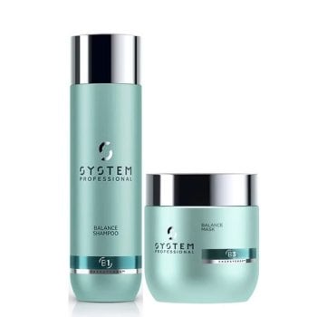 WELLA SYSTEM PROFESSIONAL KIT BALANCE SHAMPOO 250 ml - MASK 200 ml