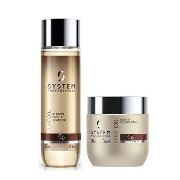 WELLA SYSTEM PROFESSIONAL KIT LUXE OIL SHAMPOO 250 ml E MASK 200 ml