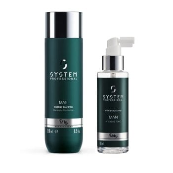 WELLA SYSTEM PROFESSIONAL MAN KIT ENERGY SHAMPOO 250 ml E INTENSIVE TONIC 100 ml