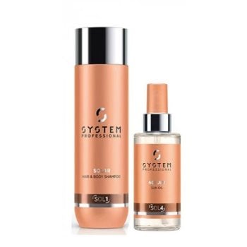 KIT WELLA SYSTEM PROFESSIONAL SOLAR - SHAMPOO 250 ml - OIL 100 ml