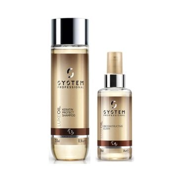 WELLA SYSTEM PROFESSIONAL KIT LUXE OIL SHAMPOO 250 ml E ELIXIR 100 ml