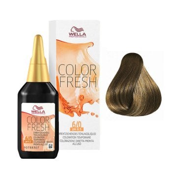 WELLA COLOR FRESH 6/0 - RUBIO OSCURO 75 ml / 2.55 Fl.Oz