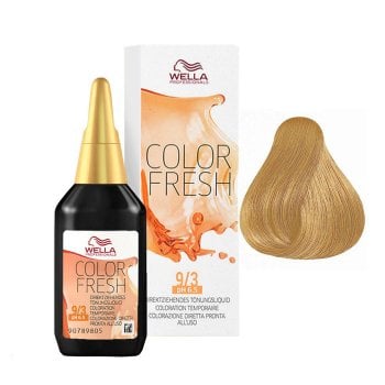 WELLA COLOR FRESH 9/3 - BIONDO CHIARISSIMO DORATO 75 ml / 2.55 Fl.Oz