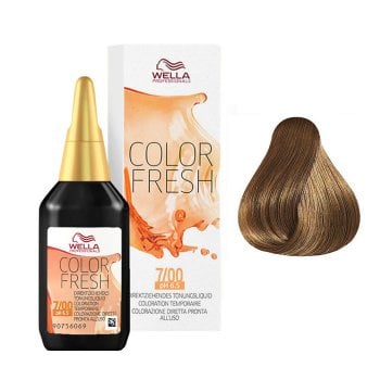 WELLA COLOR FRESH 7/00 - RUBIO MEDIO NATURAL 75 ml / 2.55 Fl.Oz