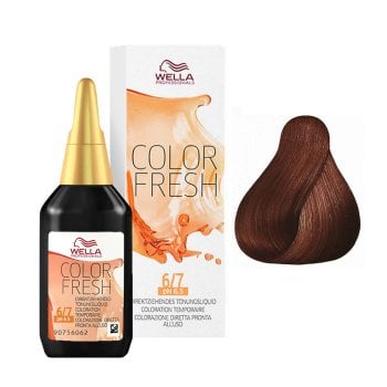 WELLA COLOR FRESH 6/7 - RUBIO ARENA OSCURO 75 ml / 2.55 Fl.Oz