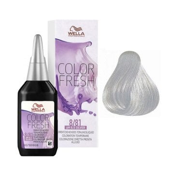 WELLA COLOR FRESH 8/81 - LIGHT ASH PEARL BLONDE 75 ml / 2.55 Fl.Oz