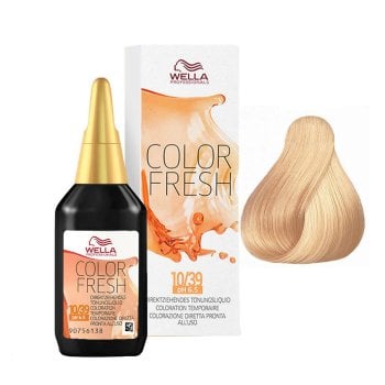 WELLA COLOR FRESH 10/39 - CENDRE DORADO RUBIO PLATINO 75 ml / 2.55 Fl.Oz