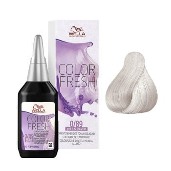 WELLA COLOR FRESH 0/89 - PERLA CENDRE - SILVER 75 ml / 2.55 Fl.Oz