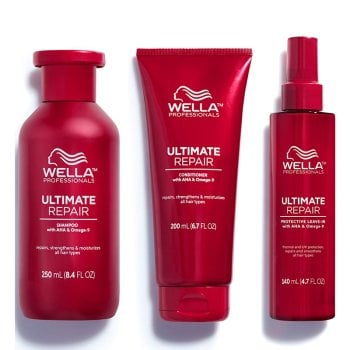 WELLA PROFESSIONAL ULTIMATE REPAIR SHAMPOO 250 ML - CONDITIONER 200 ML - LEAVE IN 140 ML