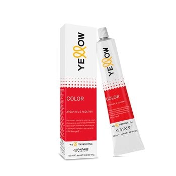 YELLOW COLOR PERMANENT 4.0 - CASTANO MEDIO NATURALE 100 ml / 3.38 Fl.Oz