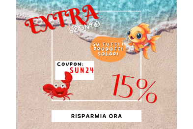 EXTRA 15% SUI SOLARI